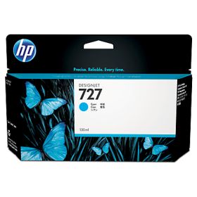 HP ORIGINAL - HP 727 / B3P19 Cyan (130 ml) Cartouche de marque