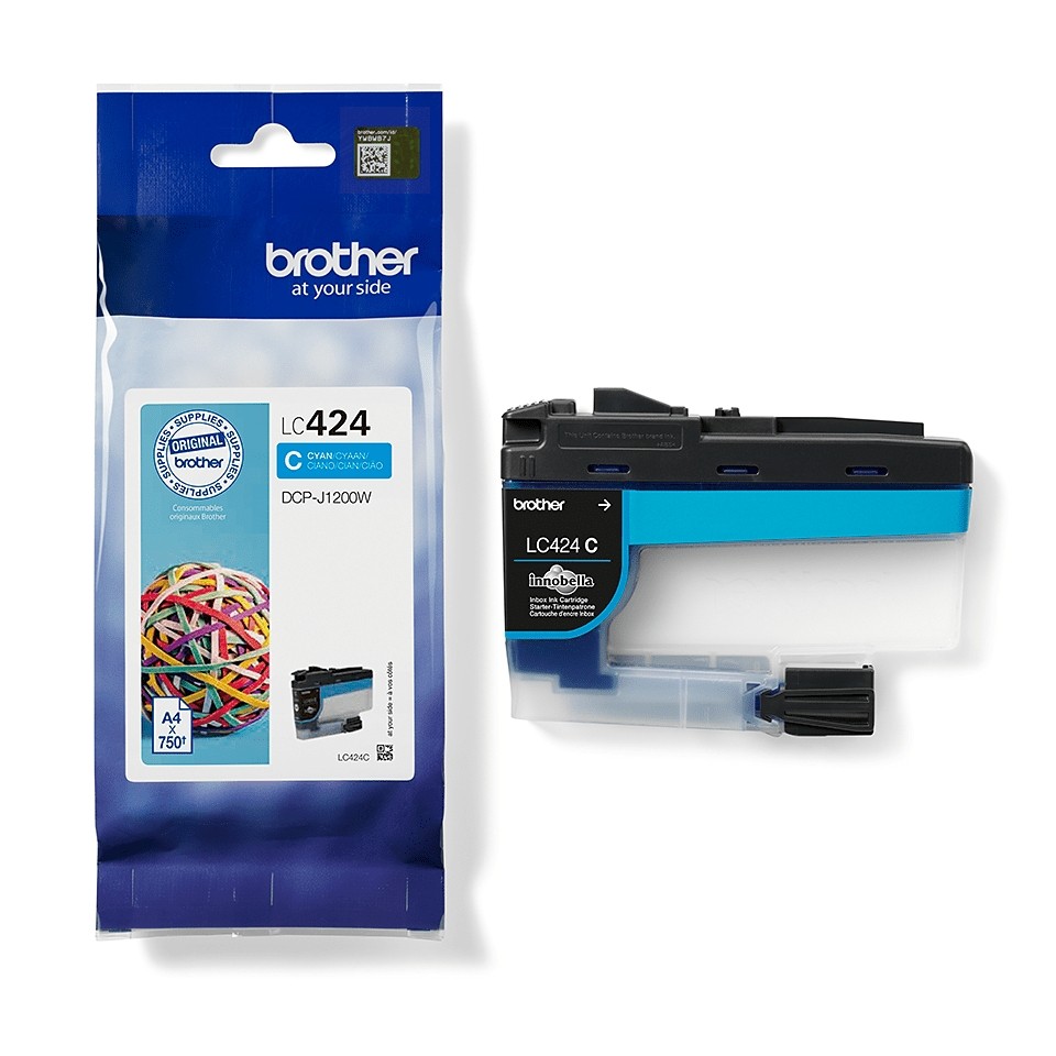 BROTHER ORIGINAL - Brother LC424 Cyan Cartouche d'encre originale