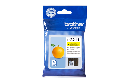 BROTHER (ORIGINAL) - Brother LC3211 Jaune Cartouche d'encre originale