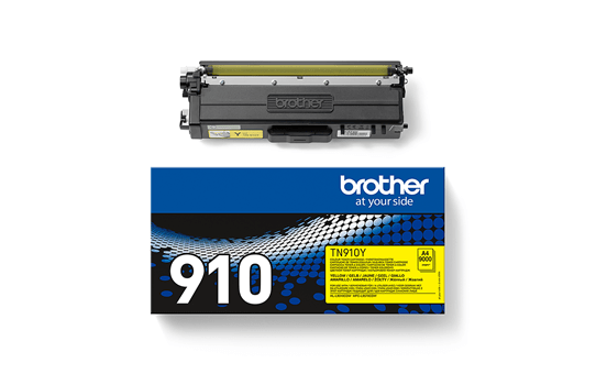 BROTHER ORIGINAL - Brother TN-910 Jaune (9000 pages) Toner de marque