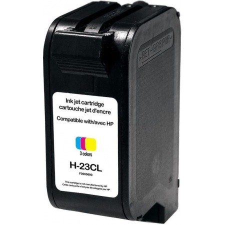 HP (COMPATIBLE PREMIUM) - HP 23 Tricolor Cartouche d'encre remanufacturée C1823D qualité Premium