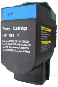 RECYCLE LEXMARK - C540H1CG Cyan (2000 pages) Toner remanufacturé Lexmark Haute Qualité