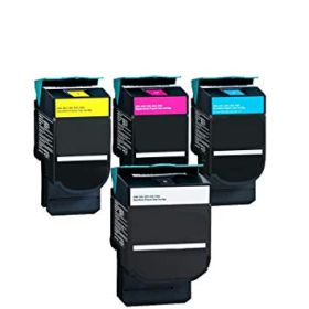 RECYCLE LEXMARK - C540N Pack de 4 Toners remanufacturés Lexmark Haute Qualité