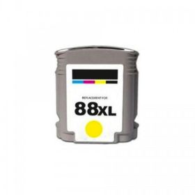 RECYCLE HP - 88XL / C9393A Jaune (28 ml) Cartouche remanufacturée HP avec puce