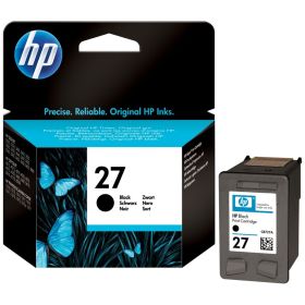 HP ORIGINAL - HP 27 / C8727AE Noir (10 ml) Cartouche de marque