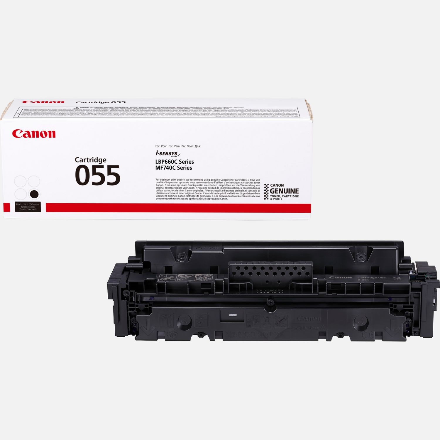 CANON ORIGINAL - Canon 055 Noir (2300 pages) Toner de marque