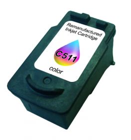 CANON (COMPATIBLE) - Canon CL511 Tricolor Cartouche d'encre remanufacturée 2972B001