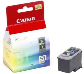 CANON ORIGINAL - Canon CL51 couleurs (21 ml) Cartouche de marque