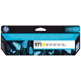 HP ORIGINAL - HP 971 / CN624AE Jaune (2500 pages) Cartouche de marque