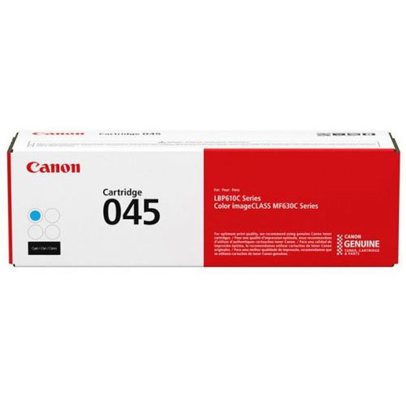 CANON ORIGINAL - Canon 045 Cyan (1300 pages) Toner de marque 1241C002