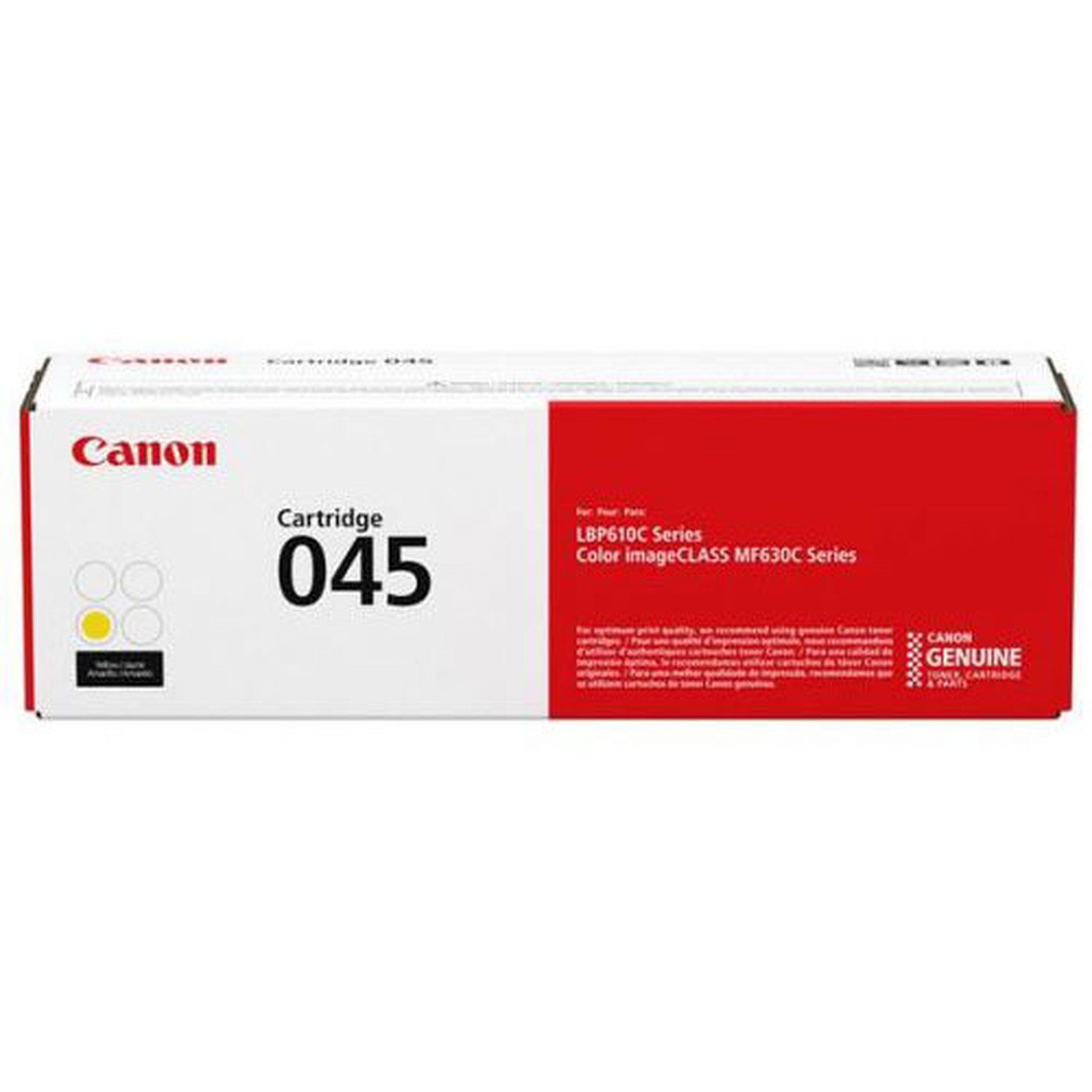 CANON ORIGINAL - Canon 045 Jaune (1300 pages) Toner de marque 1239C002