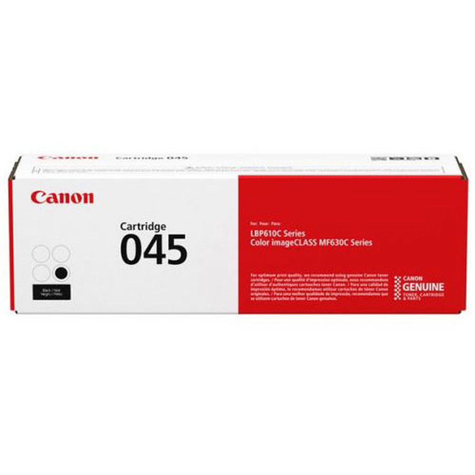 CANON ORIGINAL - Canon 045 Noir (1400 pages) Toner de marque 1242C002