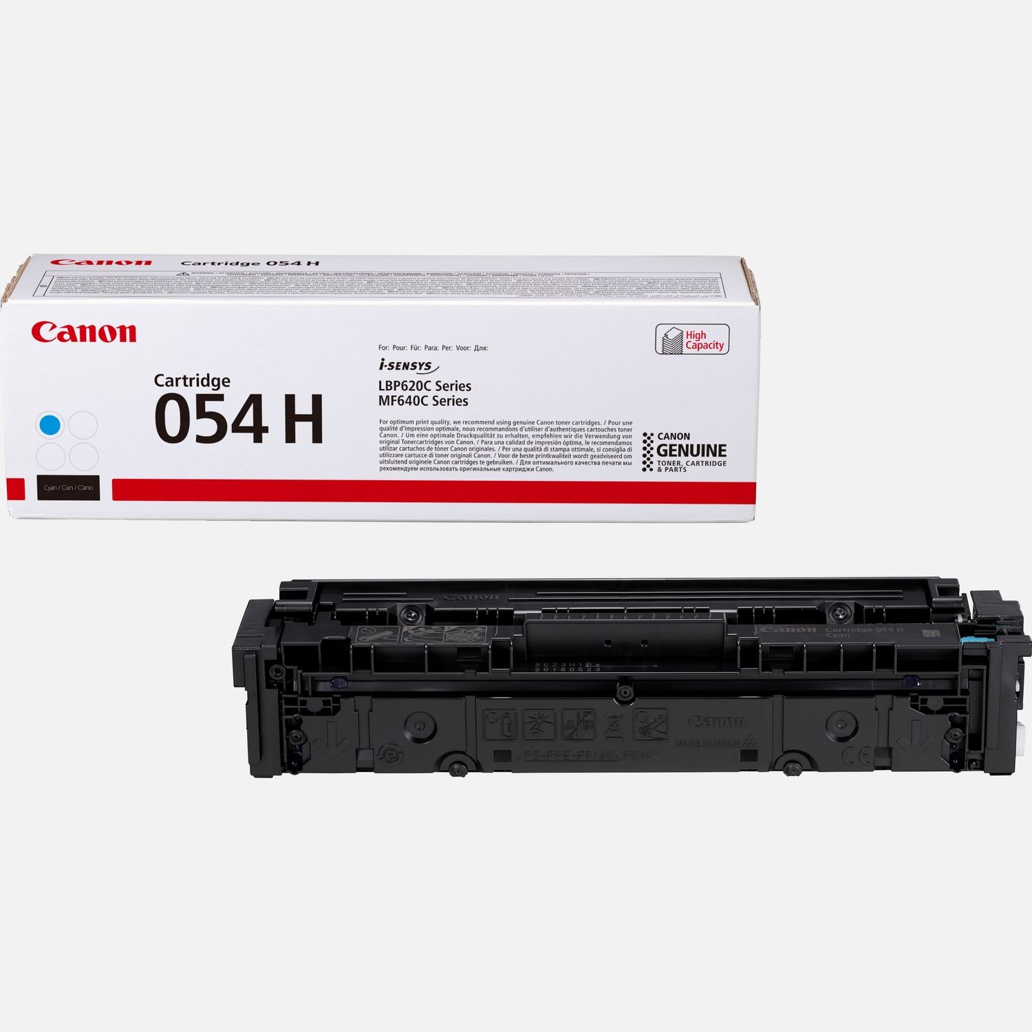 CANON ORIGINAL - Canon 054H Cyan (2300 pages) Toner de marque
