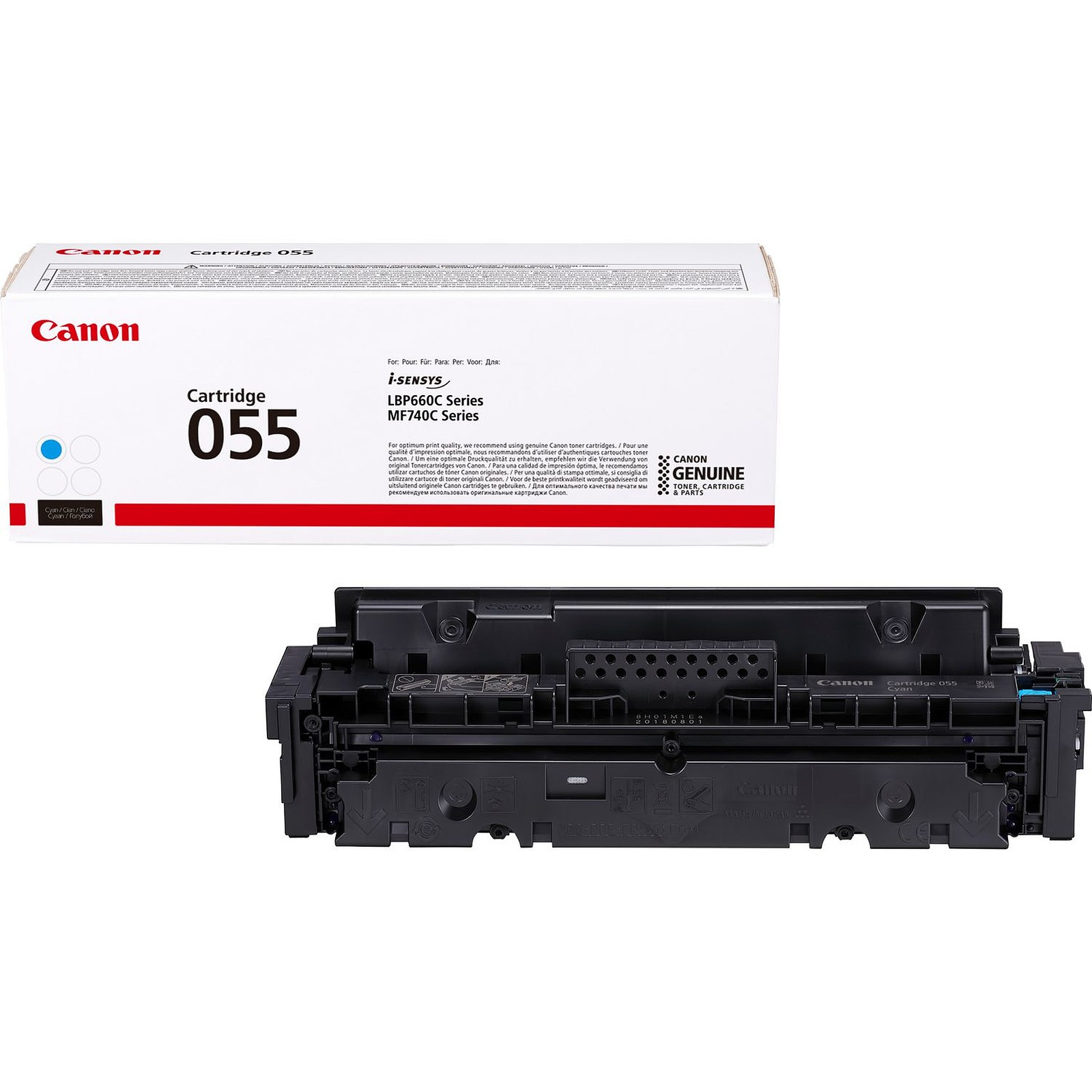 CANON (ORIGINAL) - Canon 055 Cyan Cartouche de toner originale 3015C002
