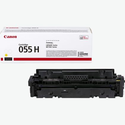 CANON ORIGINAL - Canon 055 Jaune (2100 pages) Toner de marque