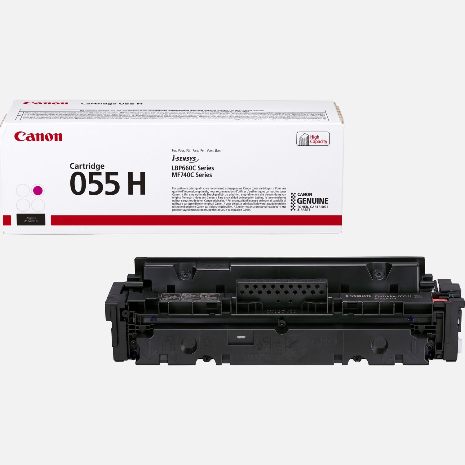 CANON ORIGINAL - Canon 055H Magenta (5900 pages) Toner de marque