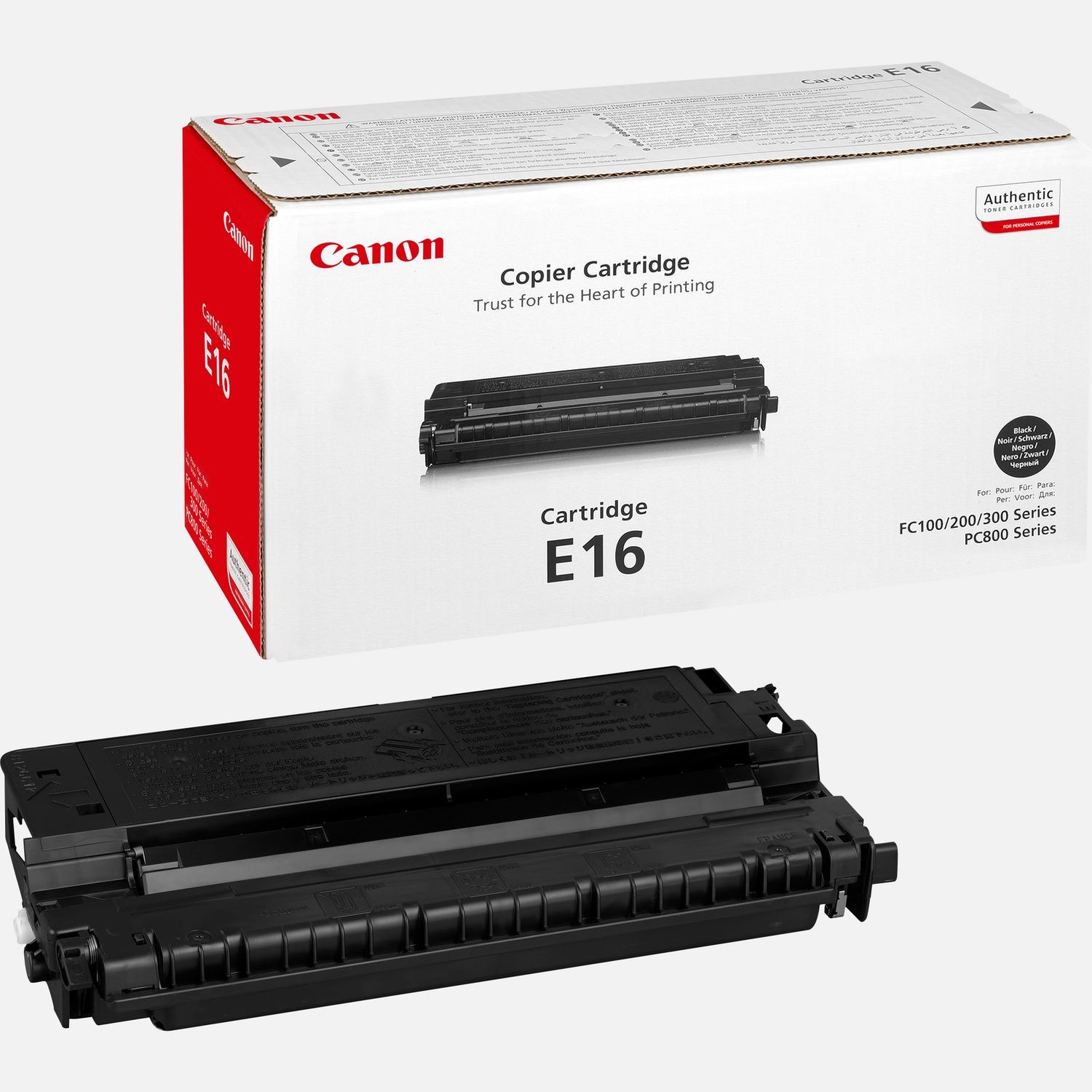 CANON ORIGINAL - Canon E16 Noir (2000 pages) Toner de marque 1492A003