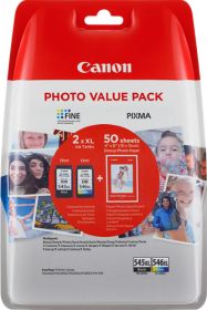 CANON ORIGINAL - CANON PG-545XL/ CL-546XL Noir et couleur Pack de 2 cartouches (15 ml + 13 ml) 8286B006