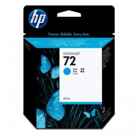 HP ORIGINAL - HP 72 / C9398A Cyan (69 ml) Cartouche de marque