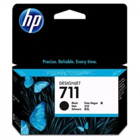 HP ORIGINAL - HP 711 / CZ129A Noir (38 ml) Cartouche de marque