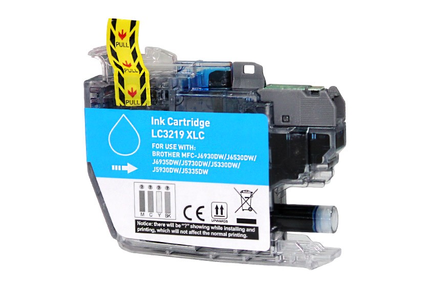 CARTOUCHE D'ENCRE COMPATIBLE BROTHER LC3219XLC LC 3217 CYAN