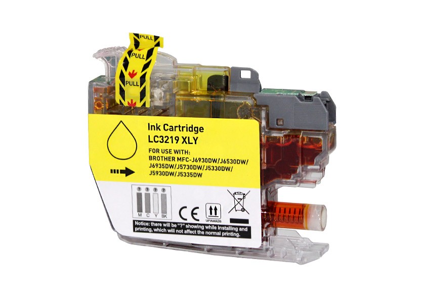 BROTHER (COMPATIBLE) - LC3219XL Jaune Cartouche d'encre générique Brother