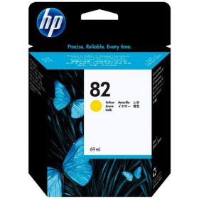 HP ORIGINAL - HP 82 / C4913A Jaune (69 ml) Cartouche de marque