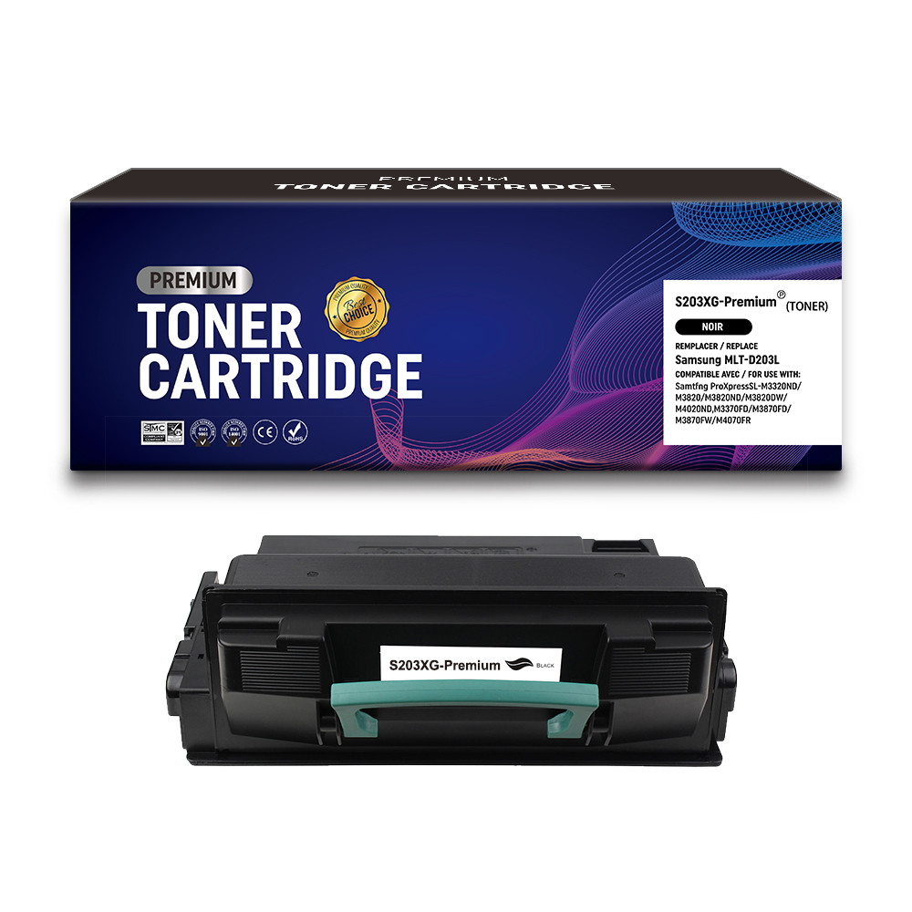 SAMSUNG (COMPATIBLE PREMIUM) - Samsung D203L Noir Toner compatible SU897A Qualité Premium