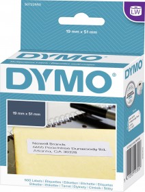 DYMO (ORIGINAL) - Etiquettes multi-usages Dimensions: (L)19 x (H)51 mm