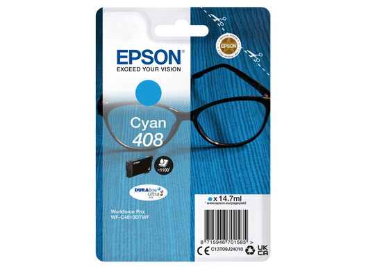 EPSON ORIGINAL - Epson 408 Cyan (14,7 ml) Cartouche de marque
