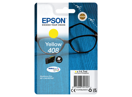 EPSON (ORIGINAL) - Epson 408 Jaune Cartouche d'encre originale C13T09J44010