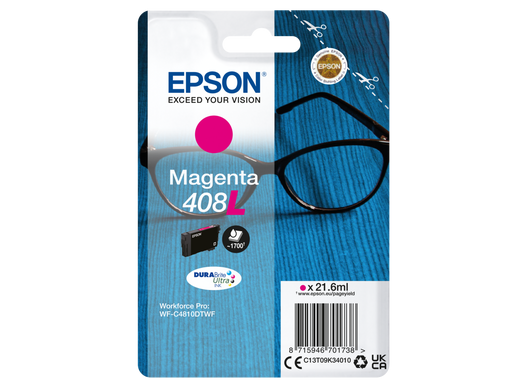 EPSON (ORIGINAL) - Epson 408L Magenta Cartouche d'encre originale C13T09K34010