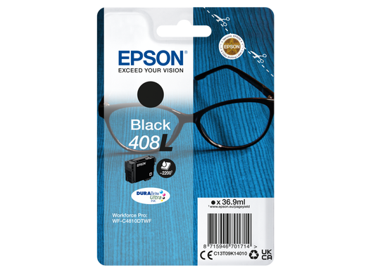 EPSON ORIGINAL - Epson 408L Noir (36,9 ml) Cartouche de marque