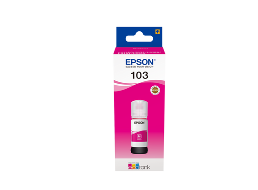 EPSON ORIGINAL - Epson 103 Magenta (65 ml) Recharge d'encre de marque pour Ecotank