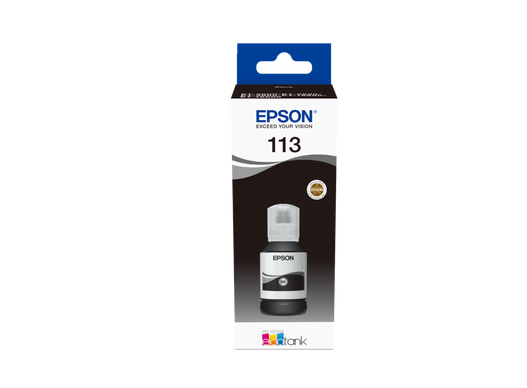 EPSON (ORIGINAL) - Epson 113 Noir Bouteille d'encre originale C13T06B140
