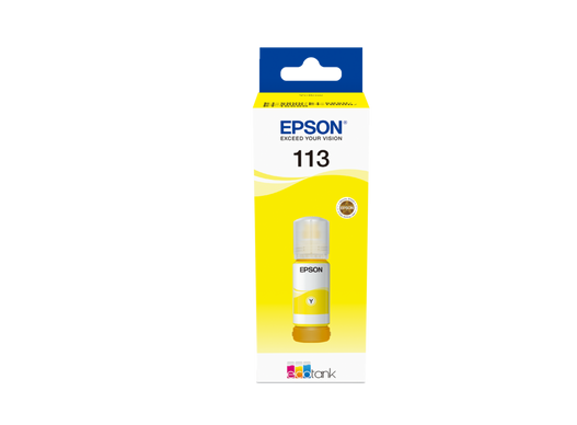 EPSON ORIGINAL - Epson 113 Jaune (70 ml) Bouteille d'encre originale pour réservoir rechargeable Epson EcoTank