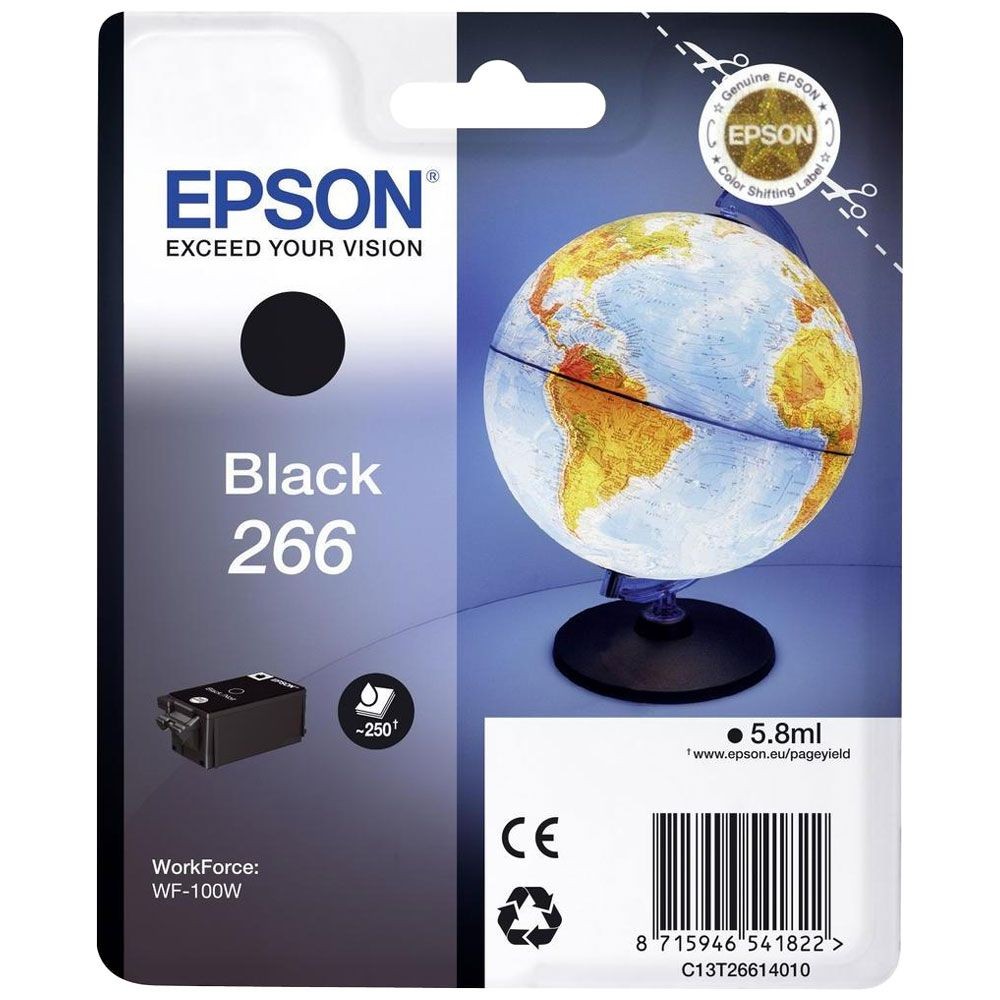 EPSON ORIGINAL - Epson 266 noir Cartouche d'encre originale T2661