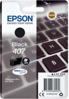 EPSON ORIGINAL - Epson 407 Noir Cartouche d'encre de marque Epson clavier