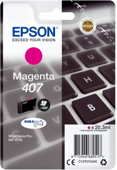 EPSON ORIGINAL - Epson 407 Magenta Cartouche d'encre de marque Epson clavier