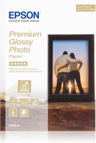 EPSON ORIGINAL - Papier photo premium glacé 13x18 cm 255g/m²- 30 feuilles