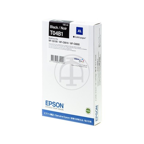 EPSON (ORIGINAL) - Epson T04B1 Noir Cartouche d'encre originale C13T04B14N
