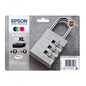 EPSON ORIGINAL - Epson 35XL Pack x 4 cartouches de marque T3596 (Noir, Cyan, Magenta, Jaune)