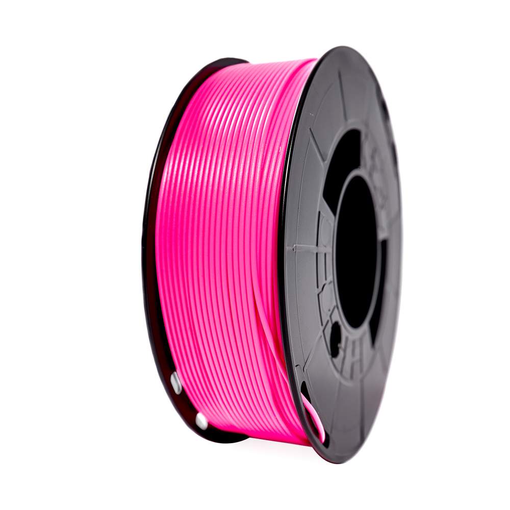 DIVERS - Filament PLA 3D - Diamètre 1.75mm - Bobine 1kg - Couleur Rose Fluo