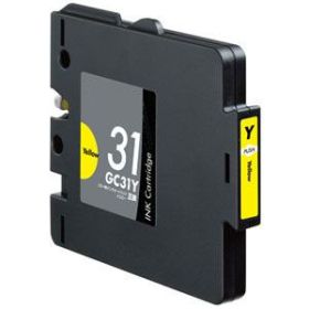 COMPATIBLE RICOH - GC-31 Jaune (1500 pages) Cartouche de gel remanufacturée Ricoh