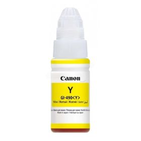 CANON (ORIGINAL) - Canon GI490 Jaune Bouteille d'encre originale 0666C001