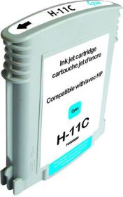 RECYCLE HP - 11 / C4836A Cyan (28 ml) Cartouche remanufacturée HP