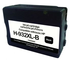 COMPATIBLE HP - 932XL / CN053AE Noir (30 ml) Cartouche remanufacturée HP avec puce