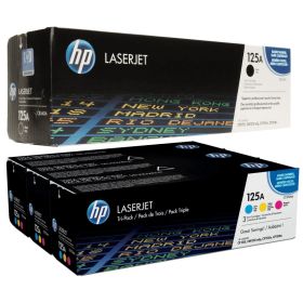 HP ORIGINAL - HP 125A  Pack de 4 Toners (Noir, Cyan, Magenta, Jaune)