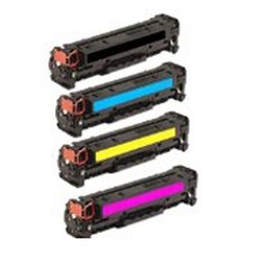 COMPATIBLE HP - 131X / 131A (Noir, Cyan, Magenta, Jaune) Lot de 4 Toners remanufacturés HP