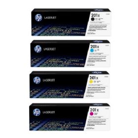 HP ORIGINAL - HP 201X Pack de 4 Toners de marque CF400X, CF401X, CF402X, CF403X